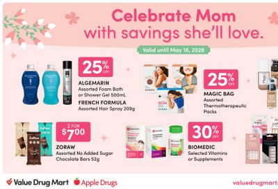 Value Drug Mart Flyer May 3 to 16