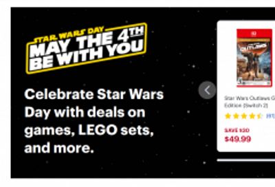 Best Buy Canada Star Wars Day May the 4th Deals: Save up to 15% on Star Wars LEGO Sets + More