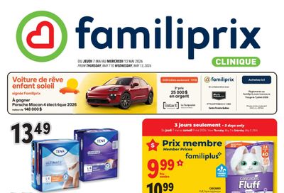 Familiprix Clinique Flyer May 7 to 13
