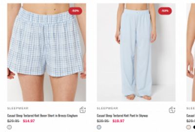 La Senza Canada Flash Sale: 10 For $47 Trendy Panties + Bras BOGO 50% Off + Sale up to 60% Off + More