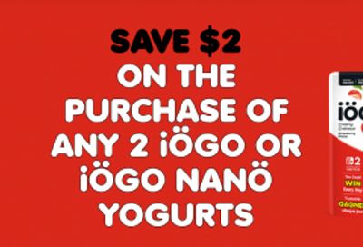 Iogo Canada Coupons: Save $2 When You Purchase Any Two Iogo Products
