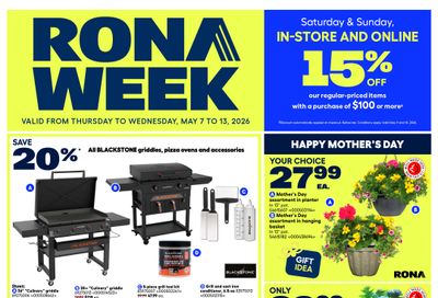 Rona & Rona+ (ON) Flyer May 7 to 13