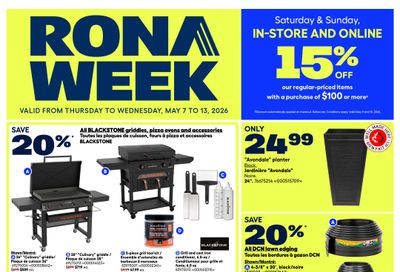 Rona & Rona+ (Atlantic) Flyer May 7 to 13