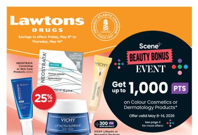 Lawtons Drugs (NB, NL, PE) Flyer May 8 to 14