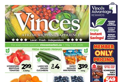 Vince's Market Flyer May 7 to 20