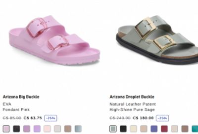 Birkenstock Canada: Mother’s Day Gifts + Last Chance Styles up to 25% off + Extra 10% off
