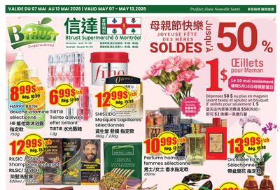 Btrust Supermarket (Montreal) Flyer May 7 to 13