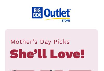 Big Box Outlet Store Flyer May 7 to 13