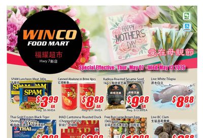 WinCo Food Mart (HWY 7) Flyer May 7 to 13