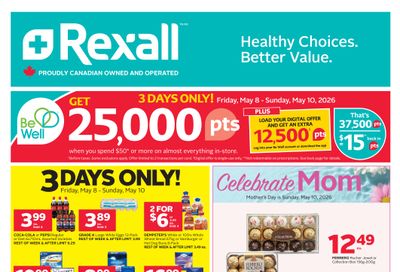Rexall (ON) Flyer May 8 to 14