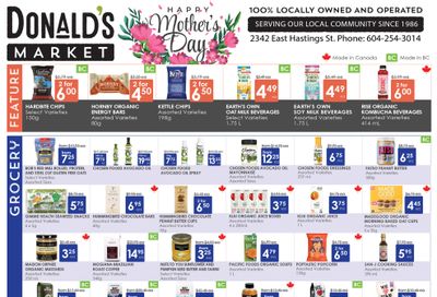 Donald's Market Flyer May 7 to 20
