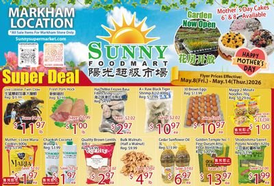 Sunny Foodmart (Markham) Flyer May 8 to 14