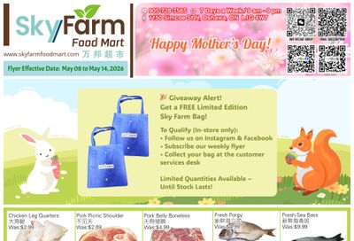 SkyFarm Food Mart Flyer May 8 to 14