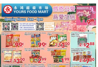 Yours Food Mart Flyer May 8 to 14
