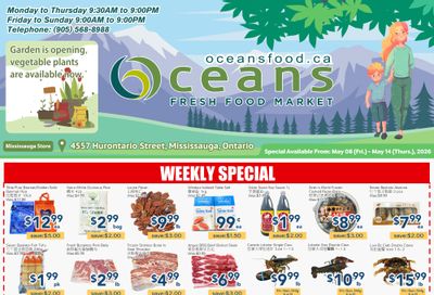 Oceans Fresh Food Market (Mississauga) Flyer May 8 to 14