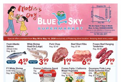 Blue Sky Supermarket (Pickering) Flyer May 8 to 14