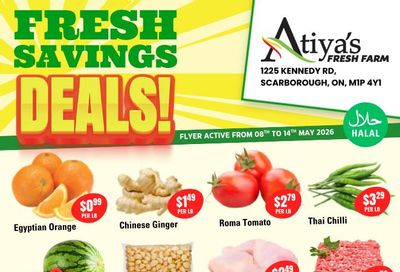 Atiya's Fresh Farm Flyer May 8 to 14
