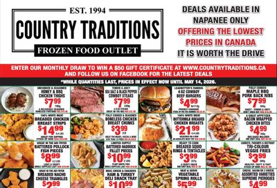 Country Traditions Flyer May 7 to 14