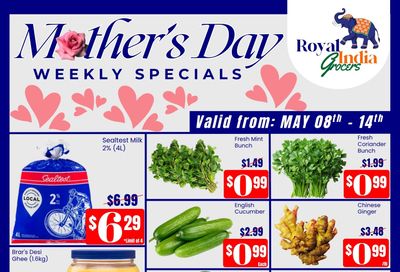 Royal India Grocers Flyer May 8 to 14