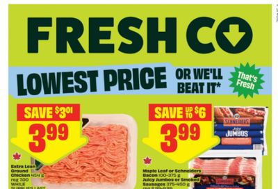 Freshco Ontario: Extra Lean Ground Chicken $3.99/lb (Save $3.01) + Flyer Deals