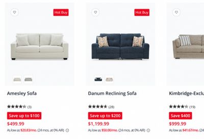 Ashley HomeStore Canada: Victoria Day Sale up to $1500 Off