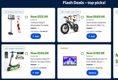 Walmart Canada Clearance Sale + Flash Deals: Save up to 40% off Select Items