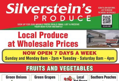 Silverstein's Produce Flyer May 13 to 18