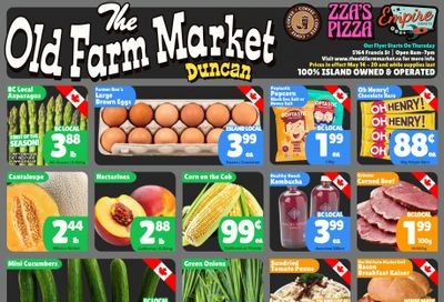 The Old Farm Market (Duncan) Flyer May 14 to 20