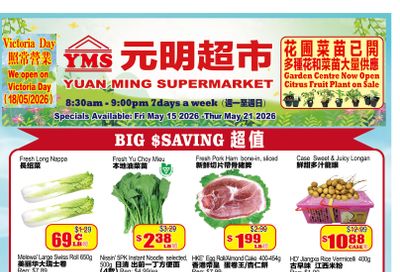 Yuan Ming Supermarket Flyer May 15 to 21