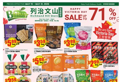 Btrust Supermarket (Richmond Hill) Flyer May 15 to 21