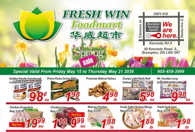 Fresh Win Foodmart Flyer May 15 to 21