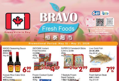 Bravo Fresh Foods Flyer May 15 to 21