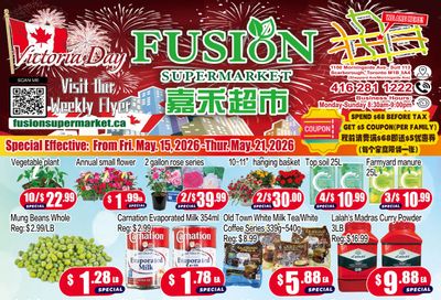 Fusion Supermarket (Scarborough) Flyer May 15 to 21