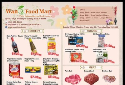 Wan 2 Food Mart Flyer May 15 to 21