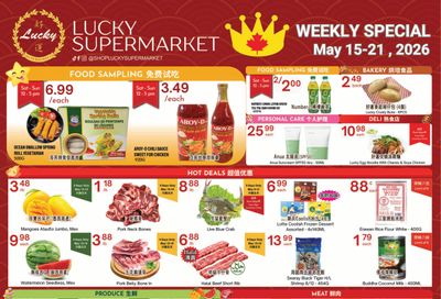 Lucky Supermarket (Calgary) Flyer May 15 to 21