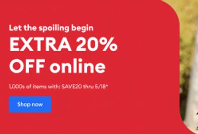 PetSmart Canada: Extra 20% off Thousands of Items with Promo Code