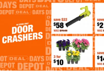 Home Depot Canada: Deal Days Door Crashers + Top Deals