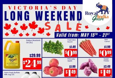 Royal India Grocers Flyer May 15 to 21