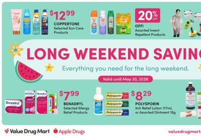 Value Drug Mart Flyer May 17 to 30