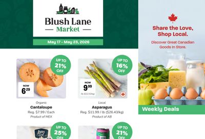 Blush Lane Organic Market Flyer May 17 to 23