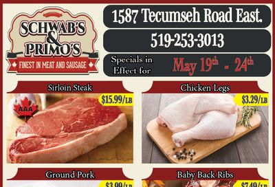 Schwab's & Primo's Flyer May 19 to 24