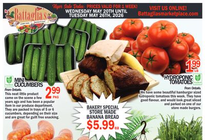 Battaglia's Marketplace Flyer May 20 to 26