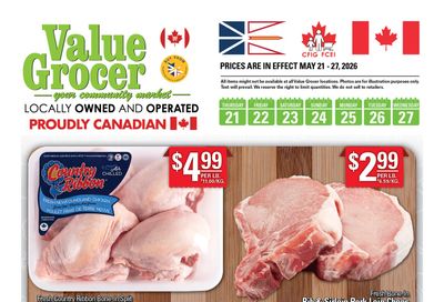 Value Grocer Flyer May 21 to 27