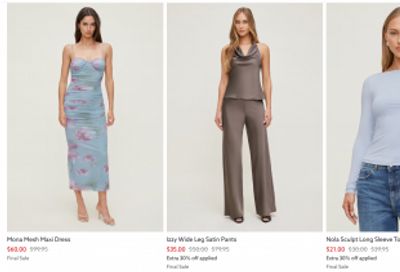 Garage & Dynamite Canada: Extra 30% off Sale Styles