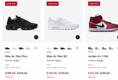 Foot Locker Canada: Save up to 50% off Select Styles