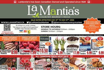 LaMantia's Flyer May 21 to 27