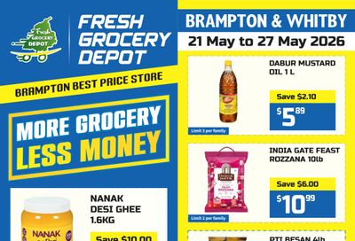 Fresh Grocery Depot Flyer May 21 to 27
