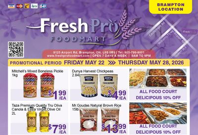 FreshPro Foodmart (Brampton) Flyer May 22 to 28