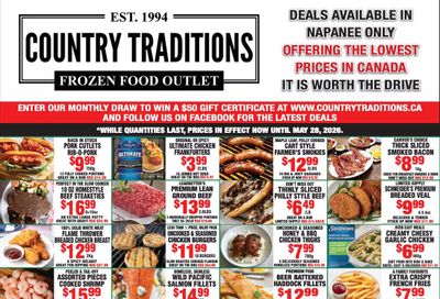 Country Traditions Flyer May 21 to 28