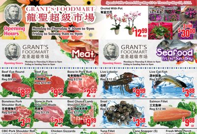 Grant's Food Mart Flyer May 22 to 28